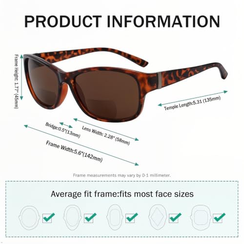 Image of Eyekepper Bi-Focal Sunshine Readers Fashion Bifocal Sunglasses