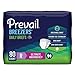 Prevail Breezers Incontinence Briefs, Unisex Adult Incontinence Briefs with Tabs, Ultimate Absorbency - Regular, 80 Count (4 Packs of 20)