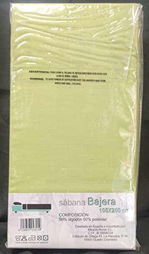 Parure de lit 200x200 cm Genil vert en coton et polyester - 2
