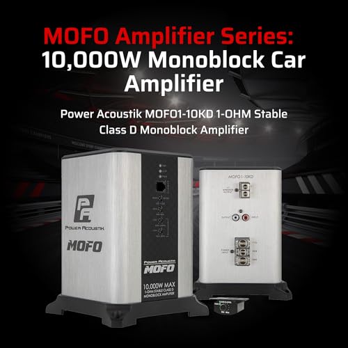 Power Acoustik 10000 Watt Class D Monoblock Amp for Deep Bass - Image 2
