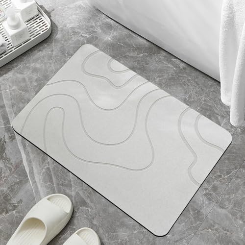 Paillasson absorbant l'eau et lavable antidérapant de douche