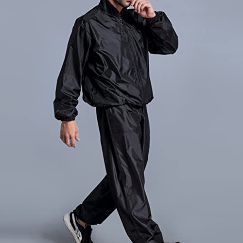 Suda más y quema grasa con este chándal sauna de hombre 2XL para running 3