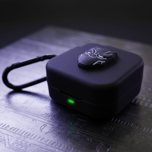 Image of Kapture Soft Silicone Case Compatible with Nothing Buds 2a, Cover with Hook, Nothing Buds 2a Case with Silicone 360 Protection, Dust-Proof, Shockproof