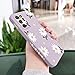 Sunswim for Galaxy Note 20 Ultra Case Cute Daisy Pattern Full Camera Lens Protection Shockproof TPU Bumper Liquid Silicone Protective Cover Phone Cases for Samsung Galaxy Note 20 Ultra 5G 6.9