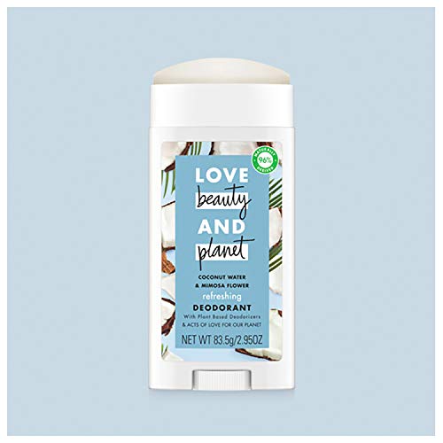 Love Beauty Planet Deodorant, Coconut Water and Mimosa Flower, 2.95 oz - Thumbnail 6