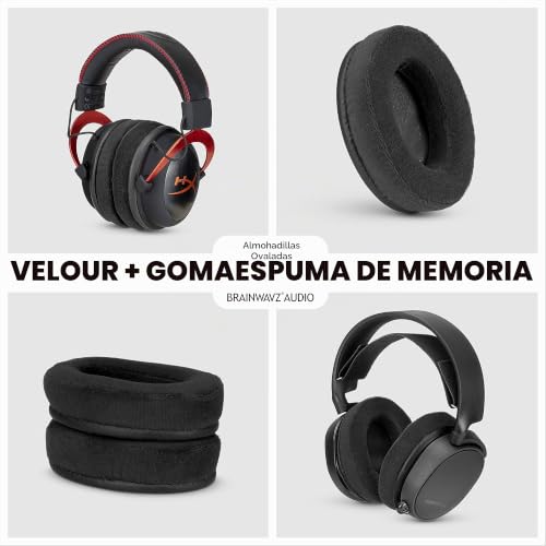Almohadillas de espuma con memoria Brainwavz para auriculares AKG Sony y Philips 6