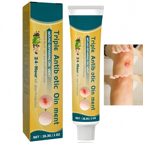 Wound Recovery OIN/tment & Scar Cream,Natural Burn Gel with Silicone for Scar Removal,Relieve Skin Abrasions,Promotes Fast Recovery for Cuts,Burns,Acne & Keloid Scars,Reducing Inf/ection Risk