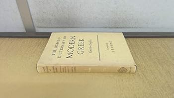 Hardcover Oxford Dictionary of Modern Greek English Book