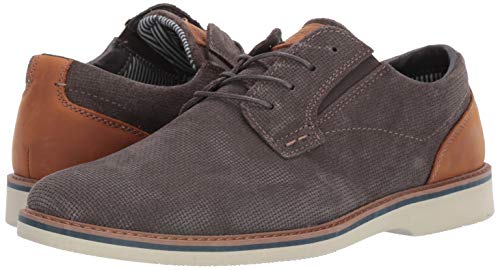 Nunn Bush Men's Barklay Plain Toe Oxford, Gray W/Light Sole,13 M Us #TOP6