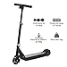 HOMCOM Patinete Eléctrico Scooter Manopatín con Manillar Ajustable Plegable con Doble Freno...