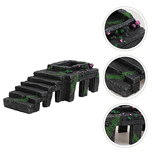 Balacoo Plataforma Basking Tartaruga Ramp Plataforma Basking Ledges Caverna Frade Peixe Escondendo C