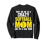 Photo Gallery mi vedono softball mamma softball mamma softball giocatore felpa Photo Gallery mi vedono softball mamma softball mamma softball giocatore felpa