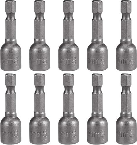 Ruikcoll Imanes de vaso hexagonal, juego de vasos magnéticos de 8 mm, 10 piezas