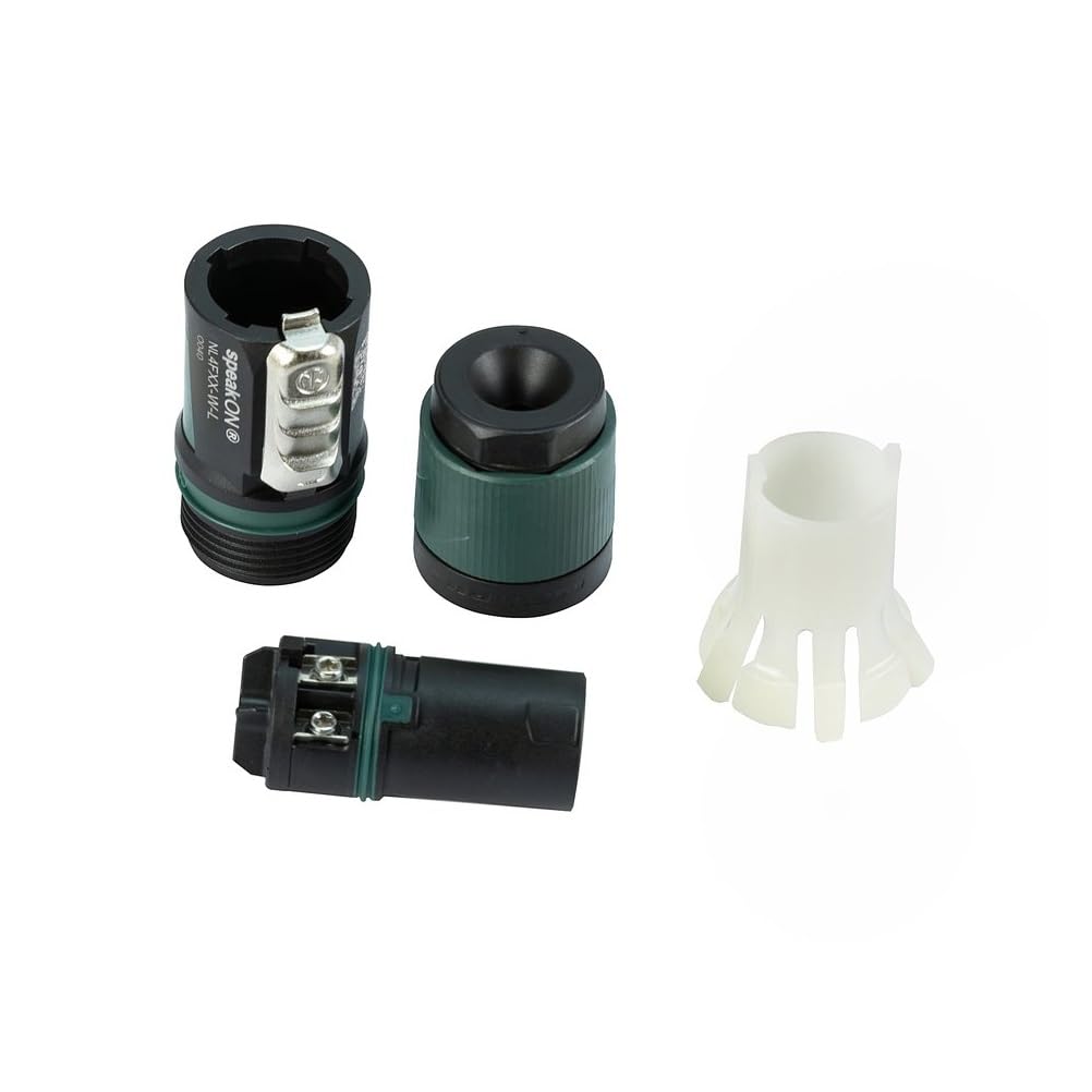 Amazon.com: YejeySound (4 Pack) Neutrik NL4FXX-W-L 4 Pole SpeakON