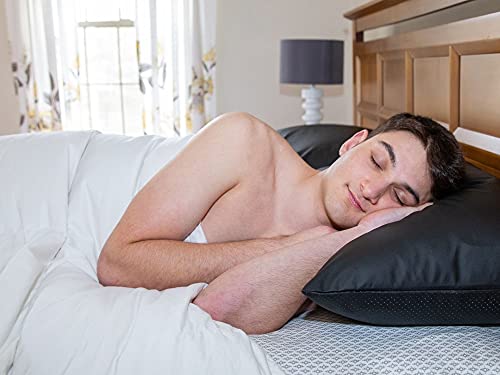 Grounding Pillow Case 2 Pack, Standard Size Pillow Covers To Improve Sleep, Energy, Snoring, And Beauty With Clint Ober’s Earthing Products #TOP2