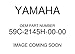 Yamaha 59C-2145H-00-00 Bracket, Footrest 4; 59C2145H0000 Made by Yamaha
