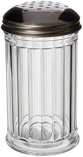 American Metalcraft SAN312 Plastic Cheese Shaker with Perforated Stainless Steel Lid, 12-Ounces