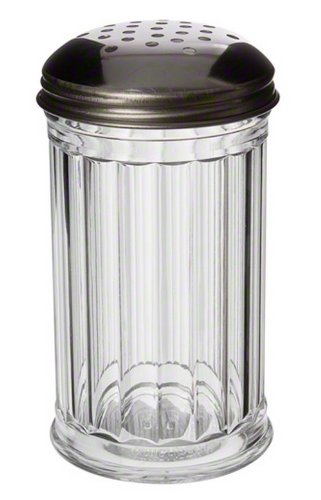 American Metalcraft (SAN316) 12 oz Plastic Sugar Shaker w/Lid