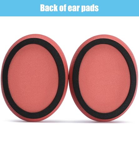 Replacement earpads Compatible with Srhythm Version NC25 Headphones | Tomato Red High-density sound-isolating soft ear pads, protein leather material miniatura 5