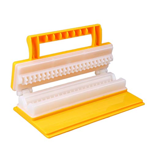 Hemoton Kebab Machine Automatic Meat Skewer Tools Beef Easy Wear Meat Maker Grill Barbecue Kitchen Accessories Tools(Single-row)