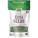 NOW Organic Black Chia Seeds, 12-Ounce