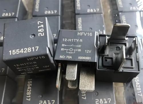 Relé HFV16 interruptor eléctrico de coche 12V 70A de 4 pines 2