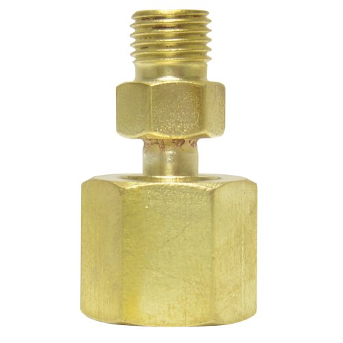 Uniweld F59R Brass Welding Handle Adaptor"A" To"B" From"B" Connection Rh To"A" Hose Nut Rh #TOP1