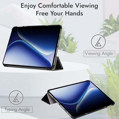 Image of Robustrion Cover for OnePlus Pad Go 2 12.1 inch Cover Case, Trifold Cover Case for OnePlus Go 2 Tablet Cover [Auto Sleep Wake Support] - Black