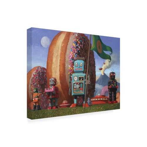 Trademark Fine Art - 'Landing Party' Canvas Art - 14x19