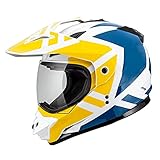 ➤ Casco de motocross para niños: carcasa exterior de ABS de diseño aerodinámico, carcasa interior de EPS, correa de barbilla reforzada con cierre de liberación rápida, extremadamente robusto y resistente a los impactos. Forro parcialmente extraíble y lavable que mantiene el casco limpio, fresco e inodoro.