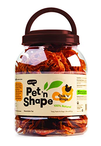 Pet 'n Shape Chik 'N Rings - All Natural Chicken Jerky Dog Treats, 2 Lb New Hampshire 