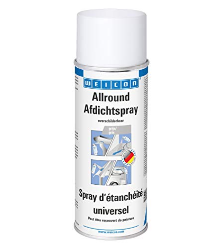 WEICON Spray d'Étanchéité Universel 400 ml/Spray adhésif plastique gris/Pour remplir joints et fissures