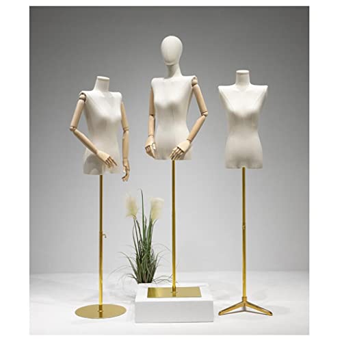 Maniquí ajustable con cabeza desmontable Modelo C para exhibición de moda mujer 4
