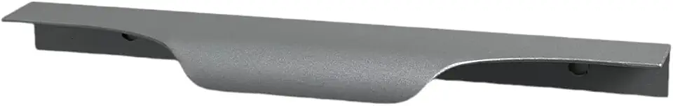 Puxador para moveis wave de alumínio para armário ropeiro gaveta porta cozinha (Prata, 200mm)