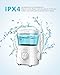 iTeknic Water Flosser for Braces Teeth Cleaning, 600ML Water Flosser Teeth Cleaner for Family, Bridges & Gum Care, Professional Electric Dental Oral Irrigator with 10 Water Pressure Levels, 7 Jet Tips