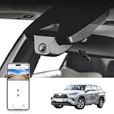 Mangoal 4K Dash Cam custom fit for Toyota Highlander & Hybrid Gen4 UX70 2020 2021 2022 2023 2024 2025(Model A), E Limited L XLE XSE Platinum, Integrated OEM Look,UHD 2160P Video, App & WiFi, 64GB Card