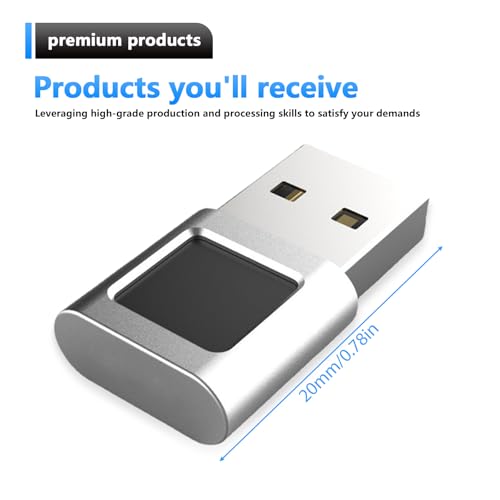 Lecteur d'empreintes digitales USB biométrique pour PC Windows 10 - 2