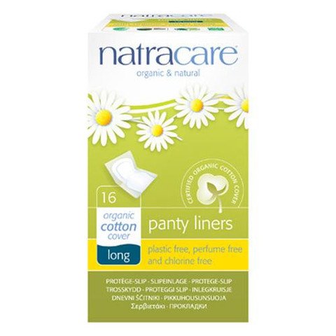 natracare Panty Liner Long Wrapped 16's