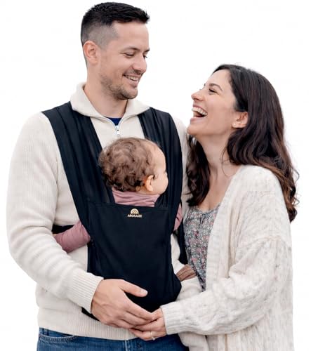 Portabebe Porteo Malla Fresca Ligero Ergonomico Refuerzo Trasero Anclajes Giratorios Ajustables Colocacion Rapida Manos Libres Sling Unisex Papa Mama Bebe 3 a 24 Meses Hasta 15 Kg Negro Transpirable - imagen 7