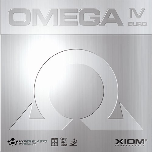 Xiom Omega IV Europe 2,0 Noir plaque de ping-pong à forte adhérence et rotation
