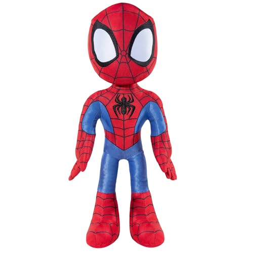 Marvels Spidey and his Amazing Friends - My Friend Spidey 16 Plush with Sounds-Toys for Kids Ages 3 and Up-Featuring Your Friendly Neighborhood Spider-Man Red