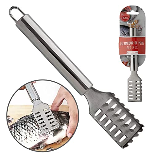 Descamador De Peixe Escamador Tira Escamas Em Aço Inoxidável