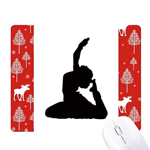 Le danseur art peacock tapis souris forêt bois de noël design artistique