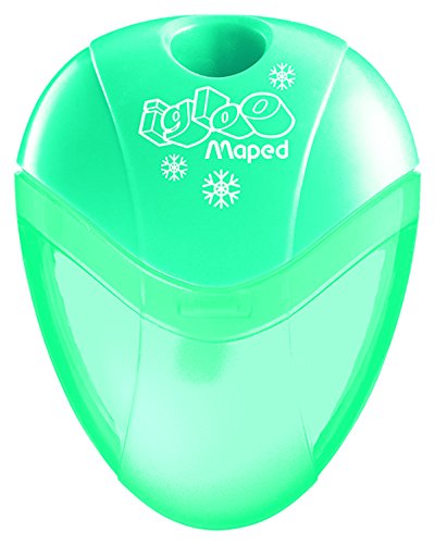 Apontador com Depósito, Maped, I-Gloo, 634754, 1 furo, Cores Sortidas