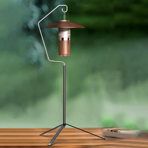 Cabide de lanterna portátil, suporte de lanterna dobrável, Suporte de luz de mesa dobrável, Poste de