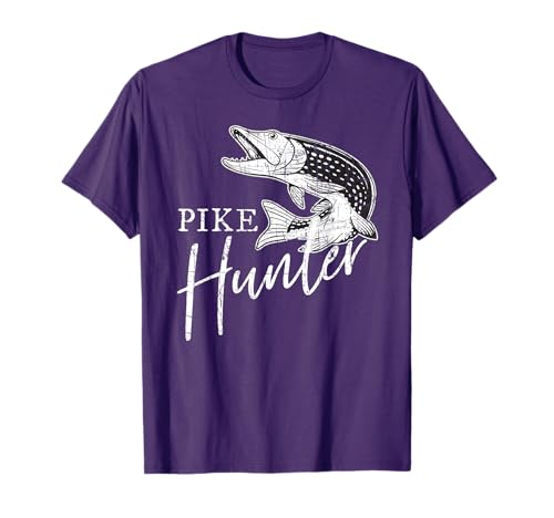 Pike Hunter Fishing Fisherman Northern Pike T-Shirt