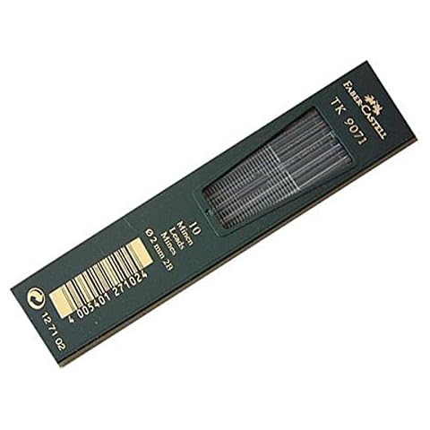 Faber-Castell 127102 - Minas para portaminas (2B, 2 mm, 10 unidades) Cover