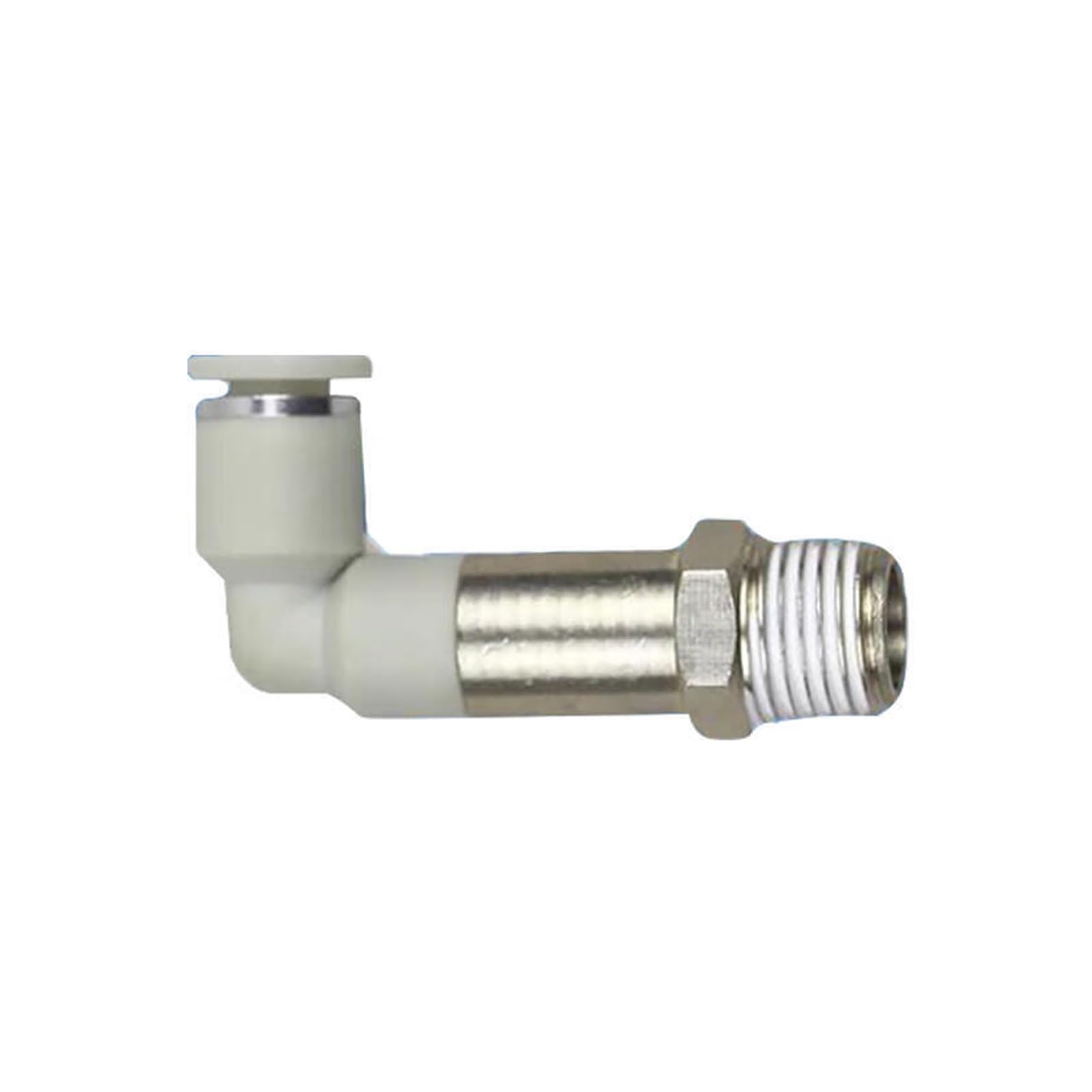 Raccord de tuyau mâle PLL1001 pour connecter un tube 10mm sur filetage 1/8 en angle