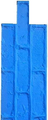 Step Insert for Pouring Textured Concrete Steps, Porches, Risers - 8 x 7.5' (Classic Brick) Walttools