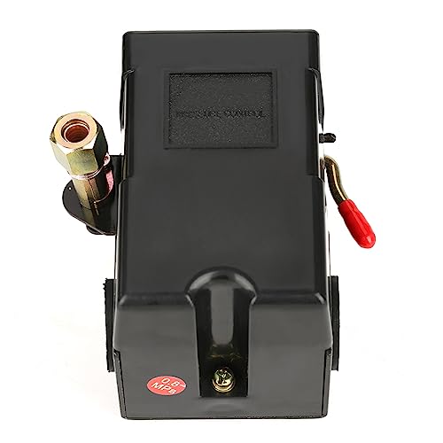 Interruptor de presión para compresor de aire 230 V, 240 V, interruptor de compresor de aire, 26 A, 95-125 psi, interruptor de presión universal para válvula de control de bomba de compresor de aire
